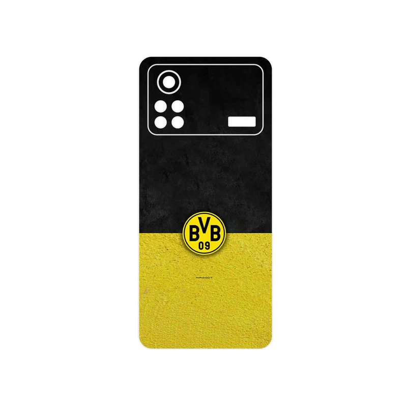 برچسب پوششی ماهوت مدل Borussia Dortmund FC مناسب برای گوشی موبایل شیائومی Poco X4 Pro 5G