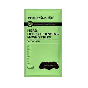 چسب‌ پاک کننده بینی ویبرانت گلامور مدل چای سبز و آلوئه ورا کد CB14