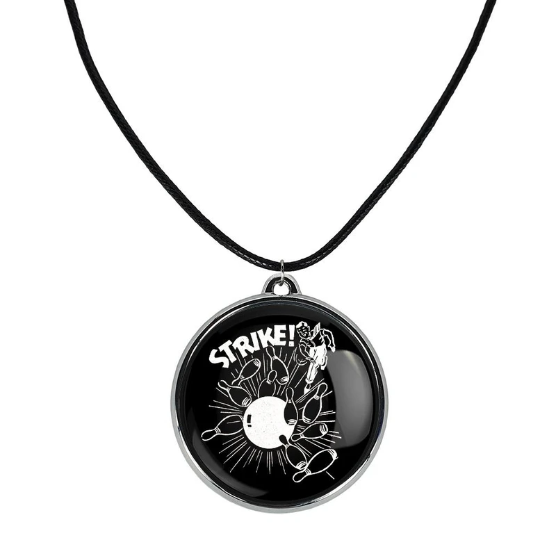 گردنبند خندالو مدل بولینگ Bowling کد 2812428125