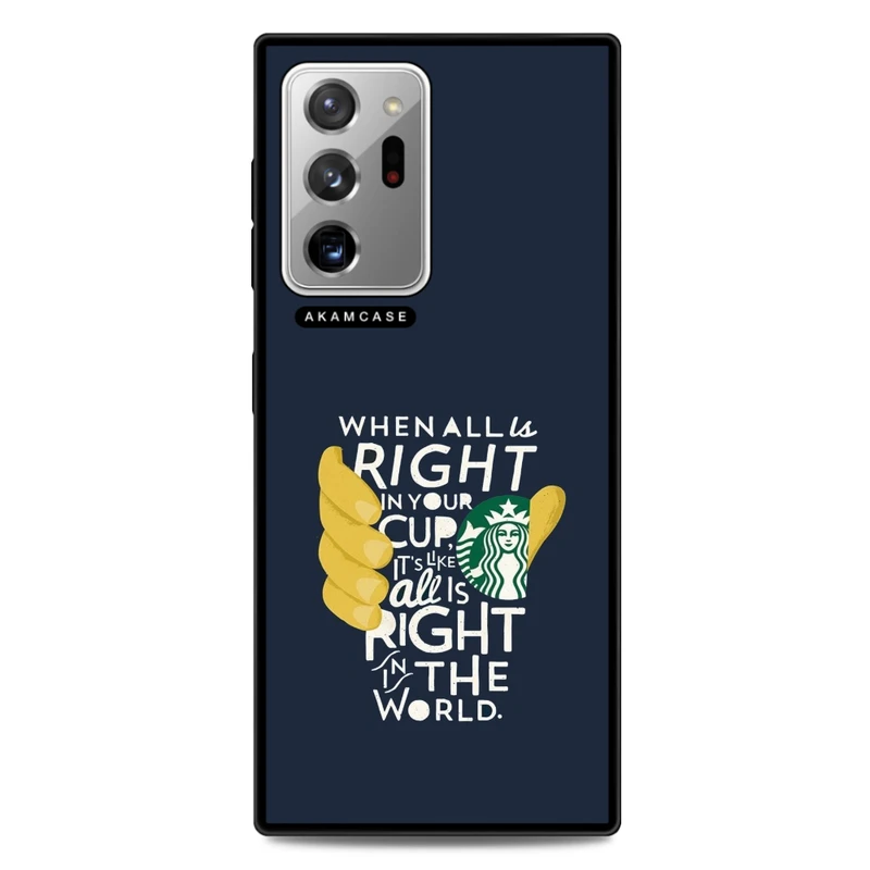 کاور آکام مدل AMC-WSGN20U-STARBUCKS-31 مناسب برای گوشی موبایل سامسونگ Galaxy Note 20 Ultra