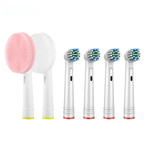 ست سری یدک مسواک برقی و برس پاک کننده صورت روتری الکتریک مدل Bonas مجموعه 6 عددی