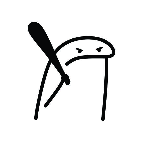 برچسب بدنه خودرو آداک طرح چماق به دست کد Stb07