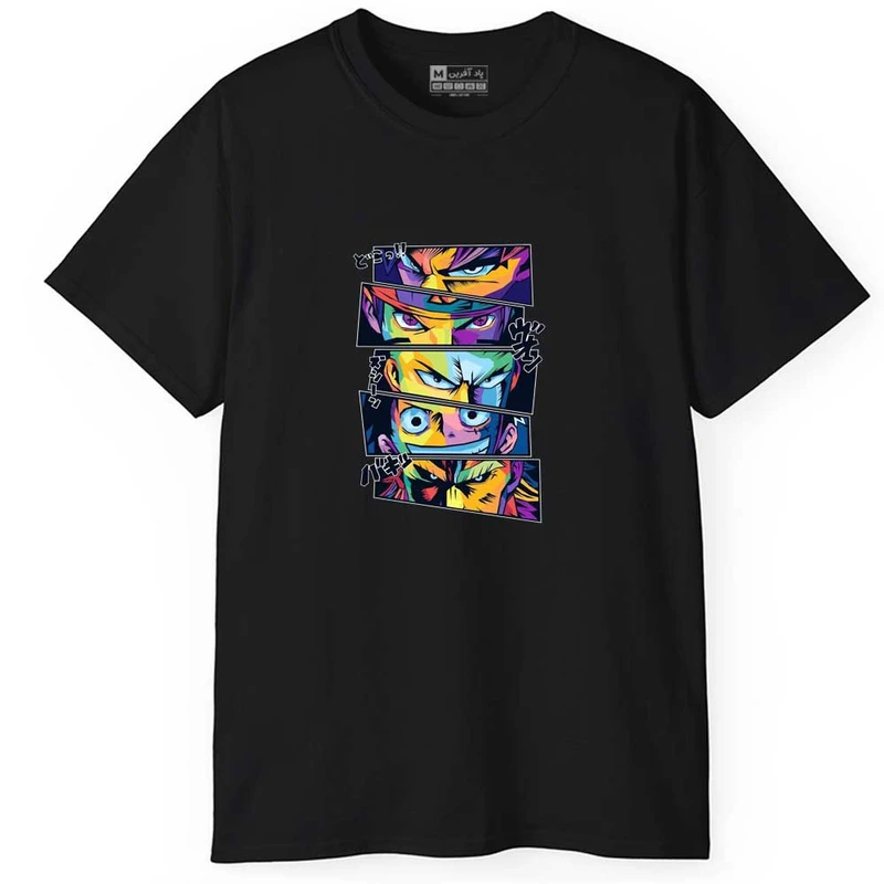 تی شرت آستین کوتاه مردانه پاد آفرین مدل انیمه کد 0282