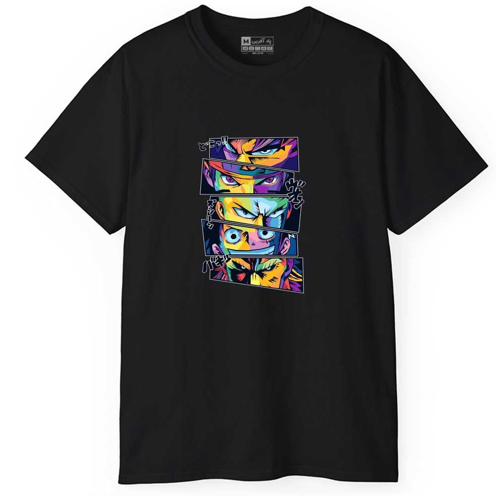 تی شرت آستین کوتاه مردانه پاد آفرین مدل انیمه کد 0282 - - 5