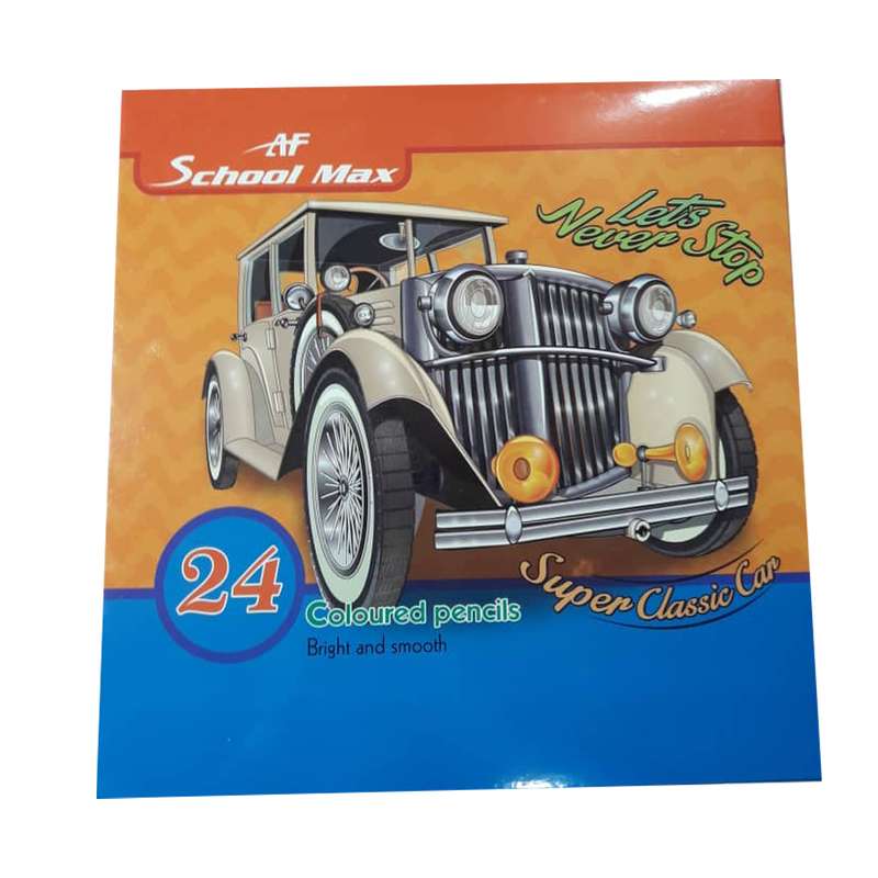 مداد رنگی 24 رنگ اسکول مکس کد 25