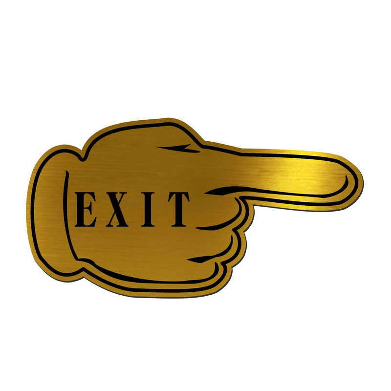 تابلو راهنما آژنگ طرح خروج کد EX-T-484