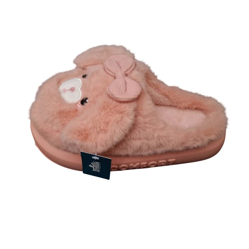 دمپایی حوله‌ای زیتون مدل پولیشی هاپو