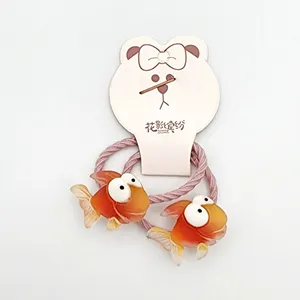 کش مو دخترانه مدل ماهی کد KSH664 بسته 2 عددی