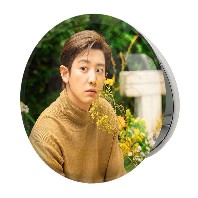 آینه جیبی خندالو طرح پارک چانیول گروه اکسو EXO مدل تاشو کد 13329 