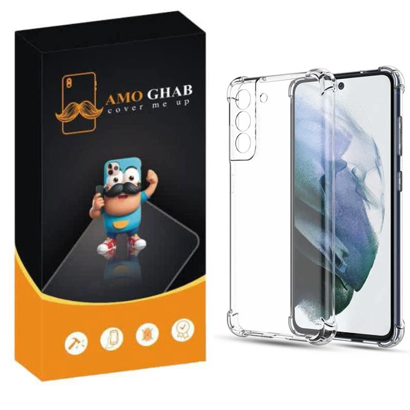 کاور عمو قاب مدل Crystal مناسب برای گوشی موبایل سامسونگ Galaxy S21 FE
