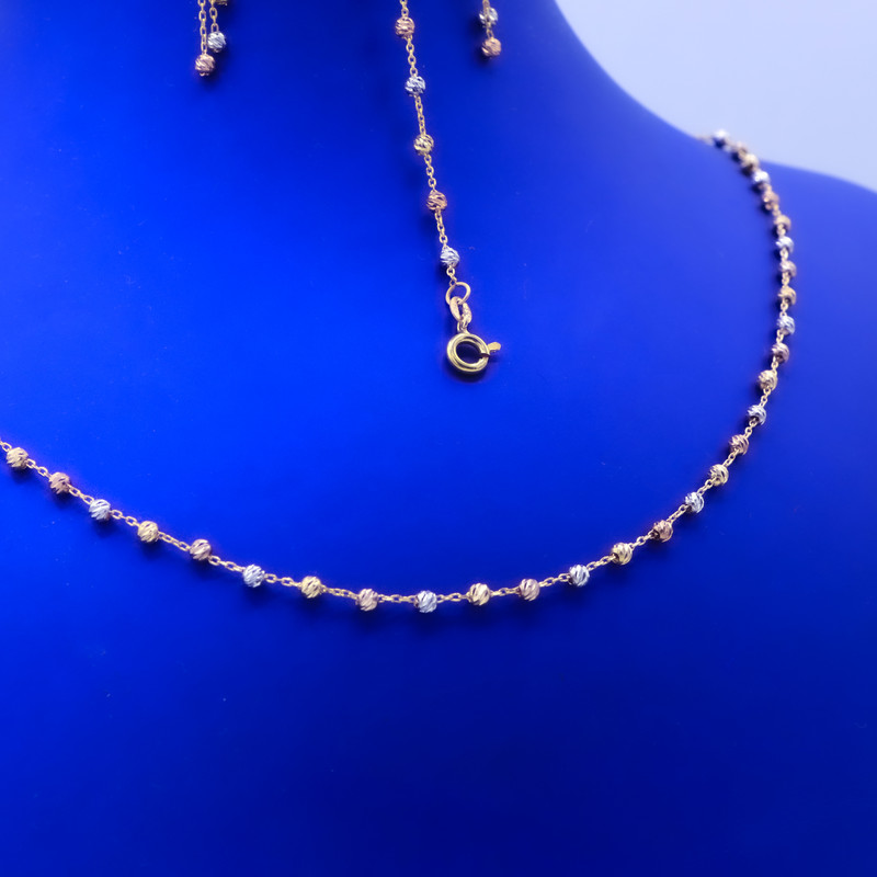 نیم ست طلا 18 عیار زنانه گالری رحمانی مدل البرنادو کد 01051 نیم ست طلا 18 عیار زنانه گالری رحمانی مدل البرنادو کد 01051