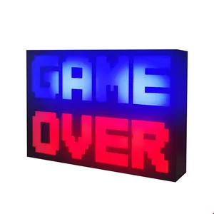 چراغ خواب رومیزی طرح game over کد 001