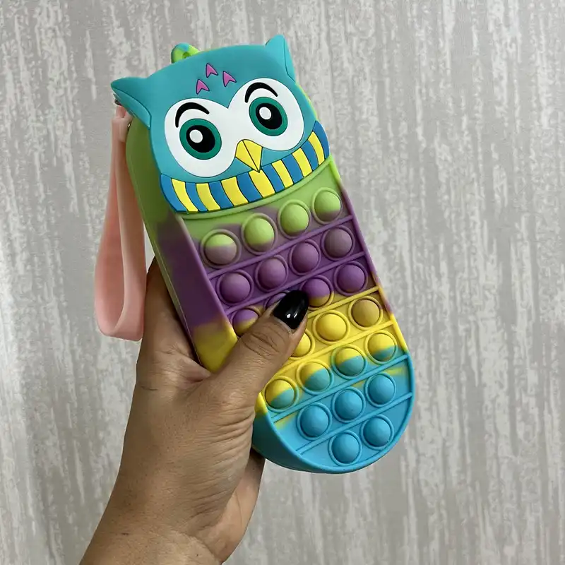 جامدادی مدل پاپتی سیلیکونی طرح جغد دانا