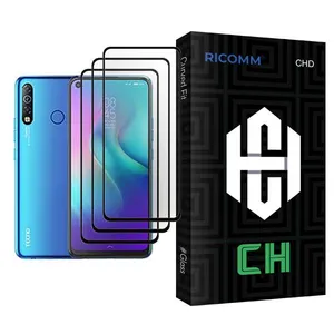 Ricomm CH Glass MIX003 Screen Protector For  Camon 12 Air Pack Of 3