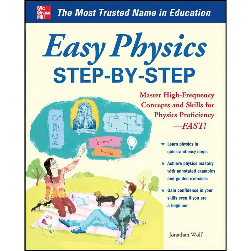 کتاب Easy Physics Step-by-Step اثر Jonathan S. Wolf انتشارات McGraw Hill