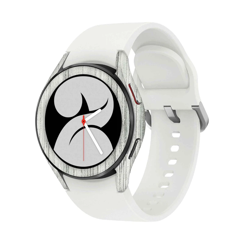  برچسب ماهوت طرح White-Wood مناسب برای ساعت هوشمند سامسونگ Watch4 40mm