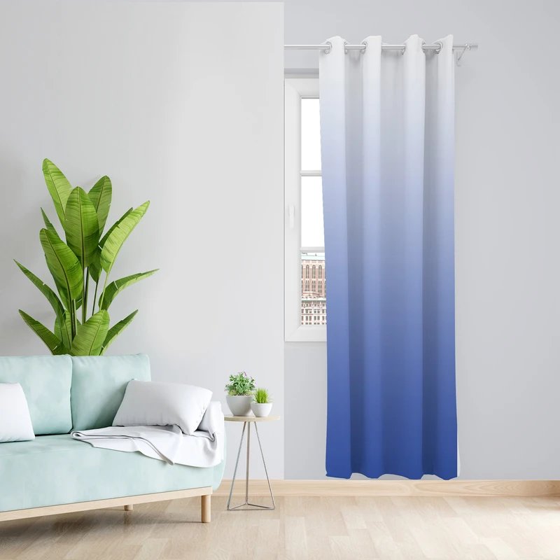 پرده طرح ساده مدل مخمل پانچی کد L 1103R Z سایز 140x200 سانتی متر