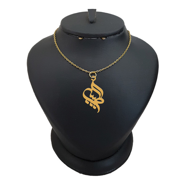 گردنبند نقره زنانه ترمه 1 مدل طیبه کد ma 1283