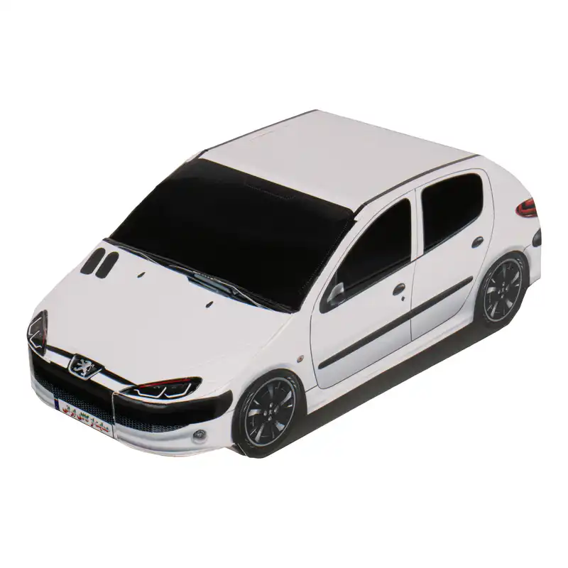 دستمال کاغذی 200 برگ مدل خودرو 206