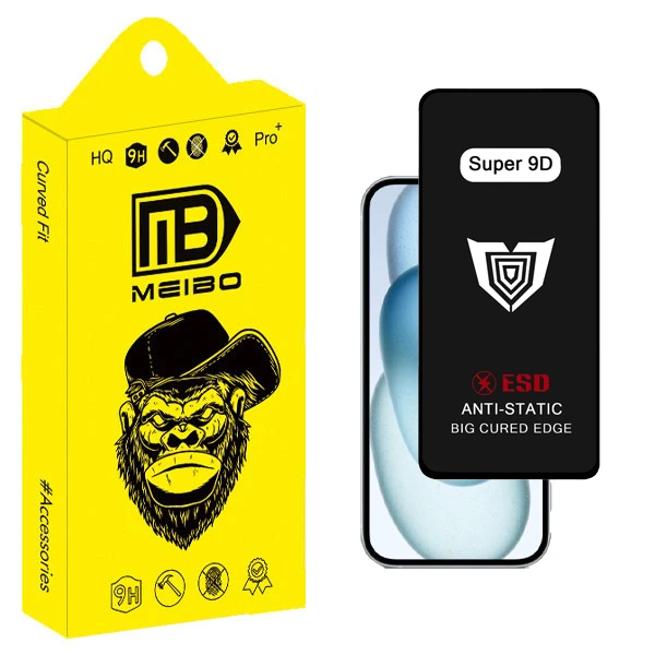 محافظ صفحه نمایش میبو مدل Super 9D Touch مناسب برای گوشی موبایل اپل Iphone 15
