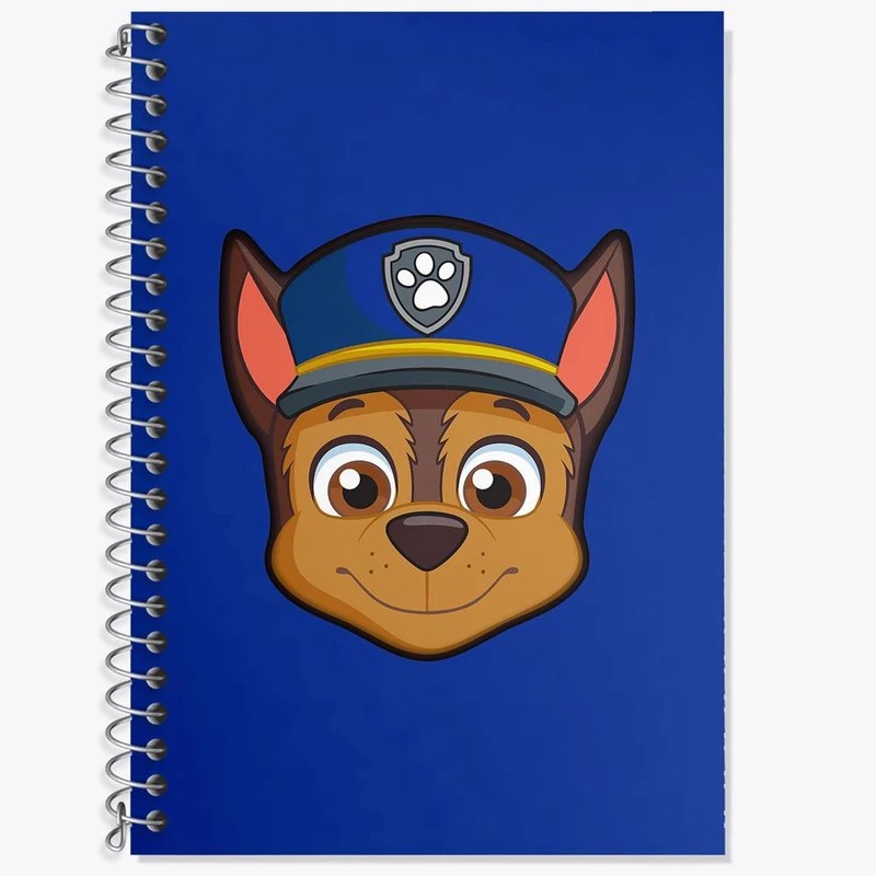 دفتر زبان 50 برگ خندالو مدل دو خط طرح انیمیشن سگ های نگهبان کد 26925