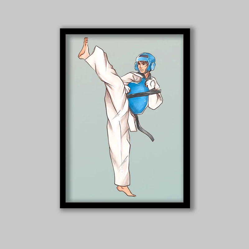 تابلو لیلیان طرح تکواندو کد LA-G10311-2