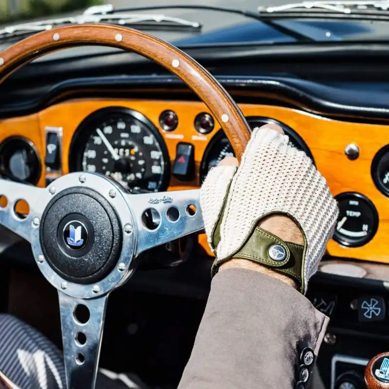 دستکش مدل چرم_بافت DG34