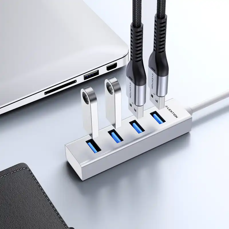 هاب 4 پورت USB-A لنشن مدل H22S