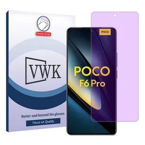 VWK Tough model anti-violet screen protector suitable for Xiaomi Poco F6 Pro mobile phone