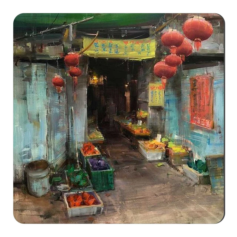  مگنت طرح نقاشی میوه فروشی چینی کد wmg1314