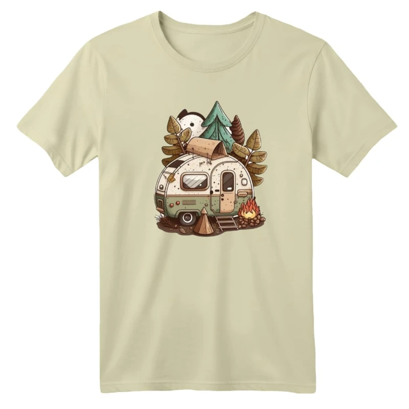 تی شرت آستین کوتاه بچگانه مدل کمپ