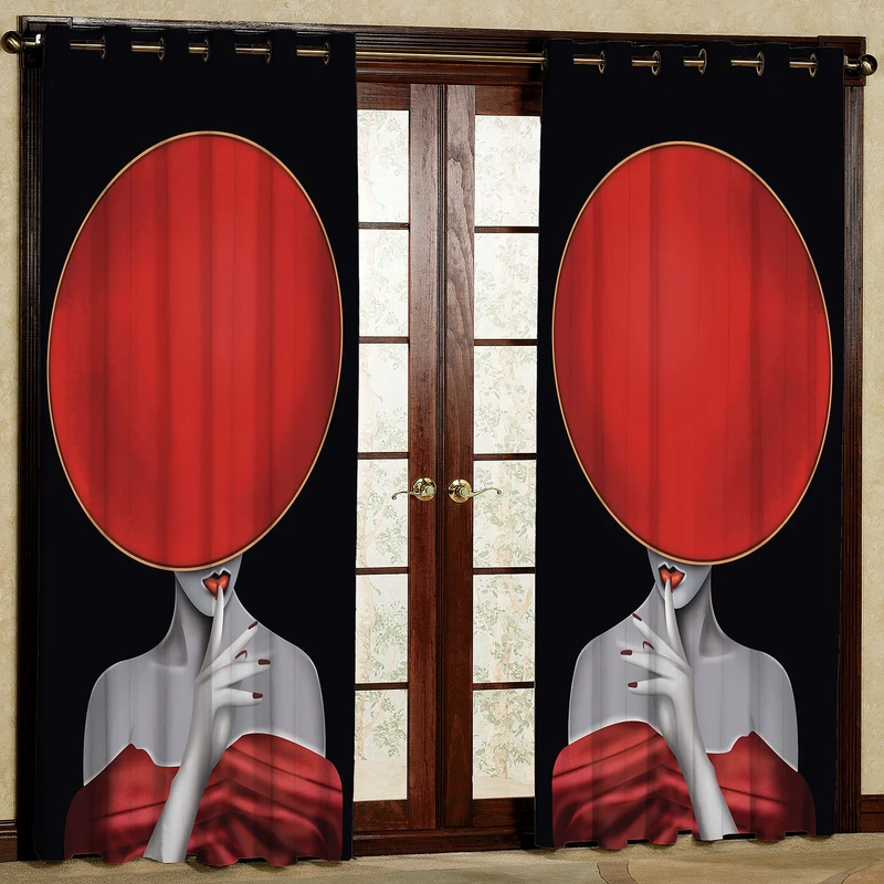 پرده مدل دختر مخمل پانچی کد 2436 سایز 200x140 سانتی متر