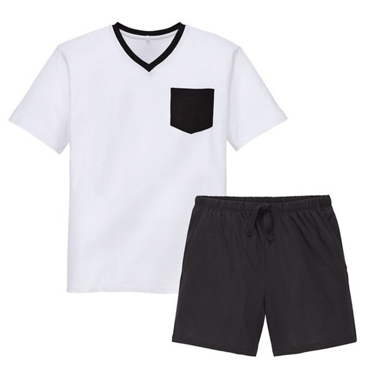 ست تی شرت و شلوارک مردانه رویال کلس مدل Organiccotton