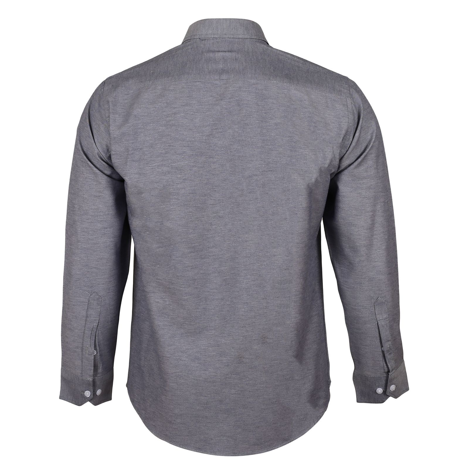 پیراهن آستین بلند مردانه ناوالس مدل NOx8020-GY -  - 3