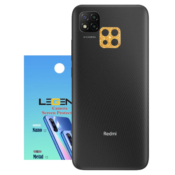  محافظ لنز دوربین مدل اکلیلی مناسب برای گوشی موبایل شیائومی redmi 9c