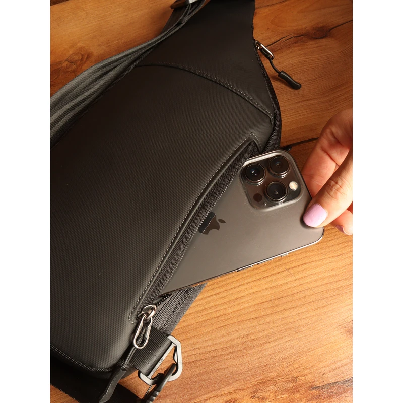 عکس شماره 7 : کیف کراس بادی مردانه مدل sb53 دارای 5 محفظه