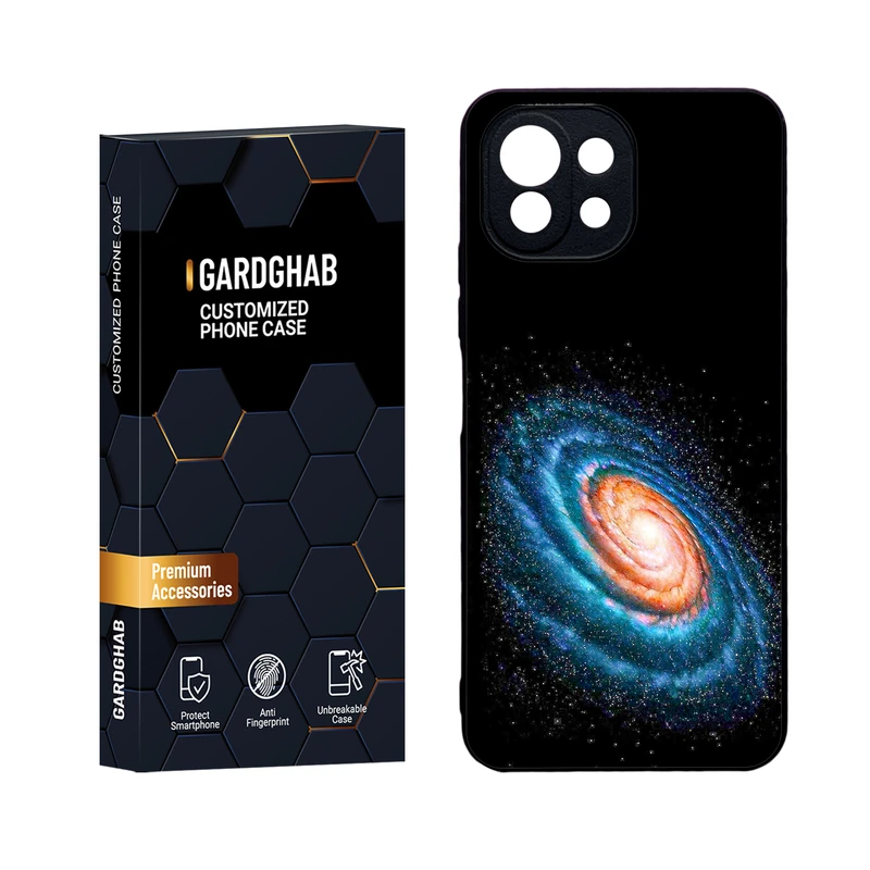 کاور گارد قاب مدل دورژله ای کهکشان مناسب برای گوشی موبایل شیائومی Mi 11 Lite 4G / 5G