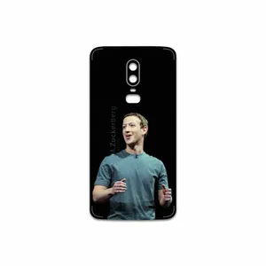 MAHOOT Mark Zuckerberg Cover Sticker for OnePlus 6