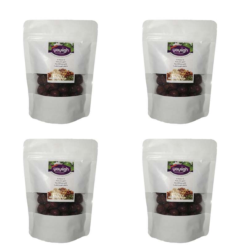 عناب ممتاز یایلیق -100 گرم بسته 4 عددی