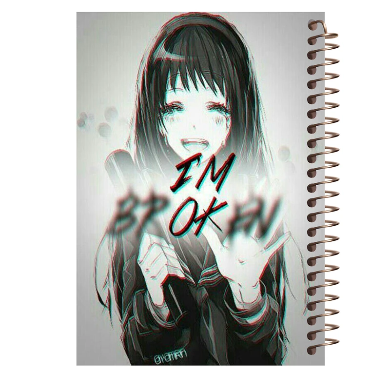 دفتر لغت 100 برگ طرح انیمه کد W182