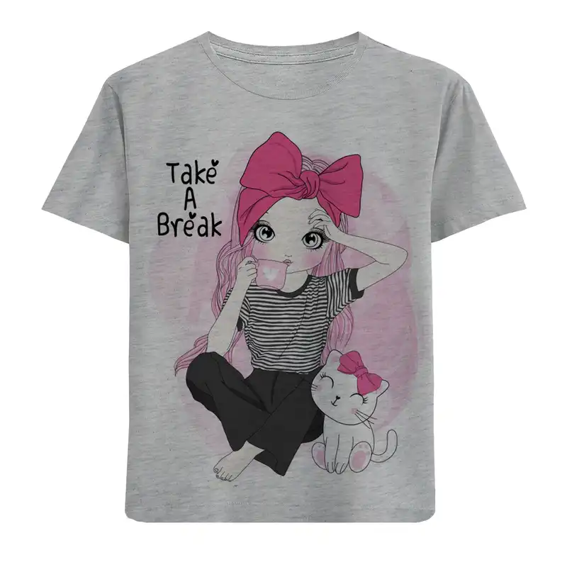 تی شرت بچگانه مدل پاپیون کد F126