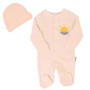 ست سرهمی و کلاه نوزادی جیجیم بیبی مدل cab314m