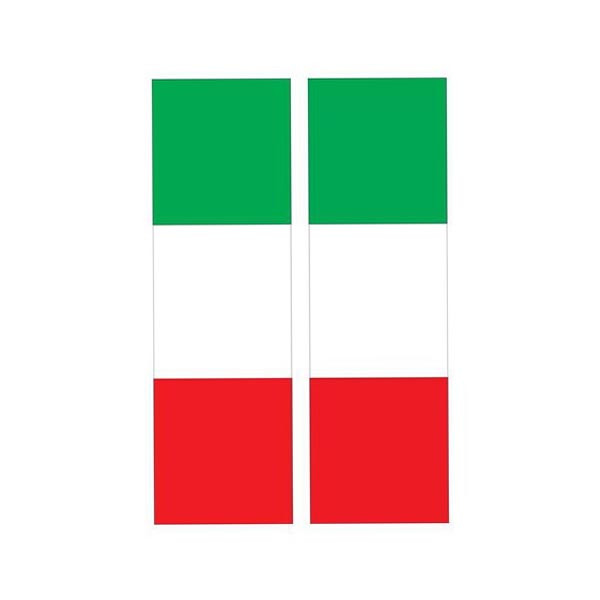 برچسب پارکابی خودرو کوکلان طرح پرچم ایران مدل ir1 بسته 2 عددی