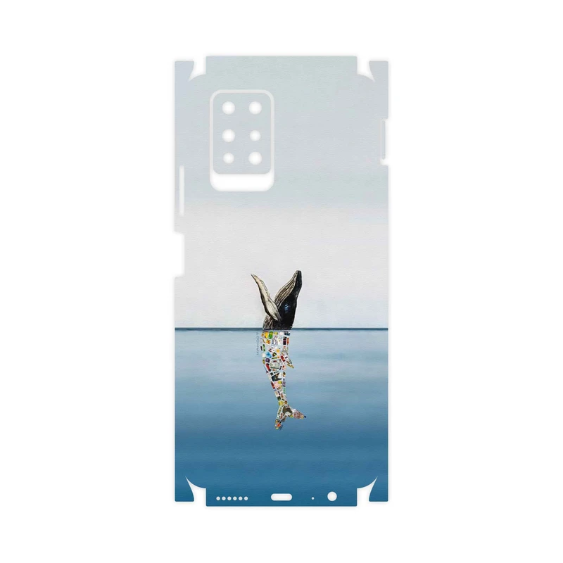 برچسب پوششی ماهوت مدل Collage of Sea Trash-FullSkin مناسب برای گوشی موبایل اینفینیکس Note 10 Pro