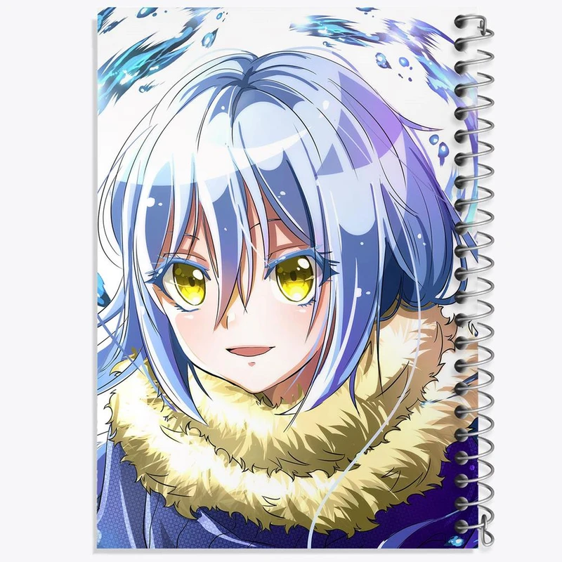 دفتر مشق 50 برگ خندالو مدل ریمورو تمپست انیمه اسلایم  کد 13117