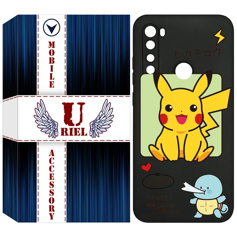 کاور یوریل مدل KSH کد 28 طرح پوکمون مناسب برای گوشی موبایل شیائومی Redmi Note 8