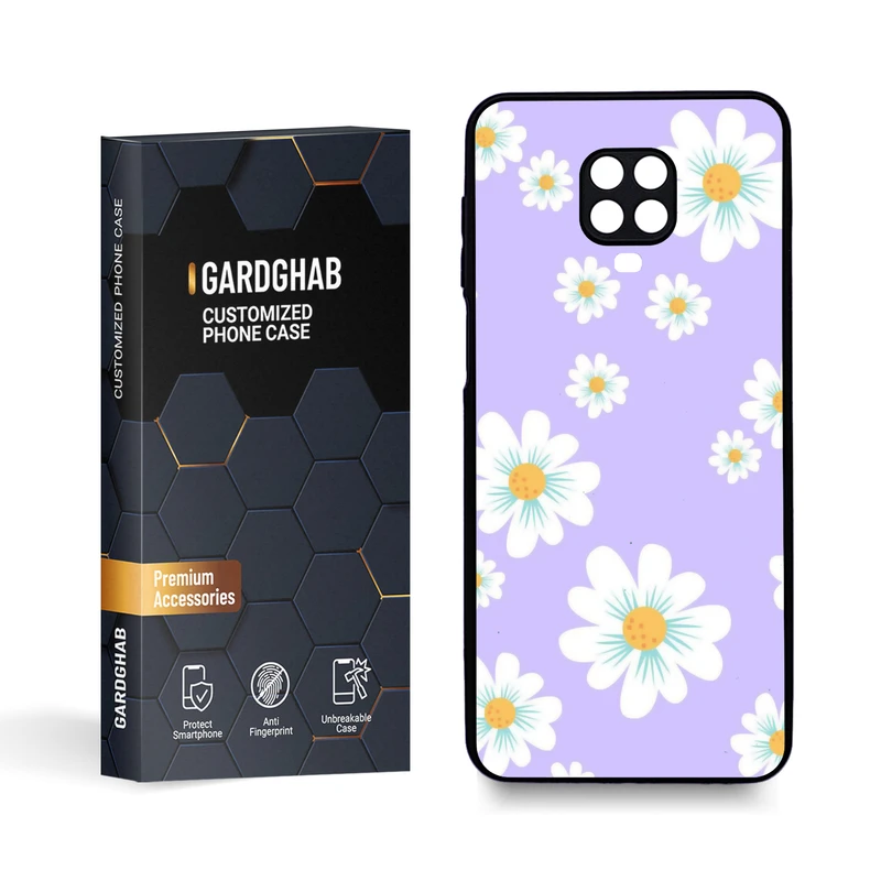  کاور گارد قاب مدل گل مناسب برای گوشی موبایل شیائومی Redmi Note 9s/Note 9 Pro