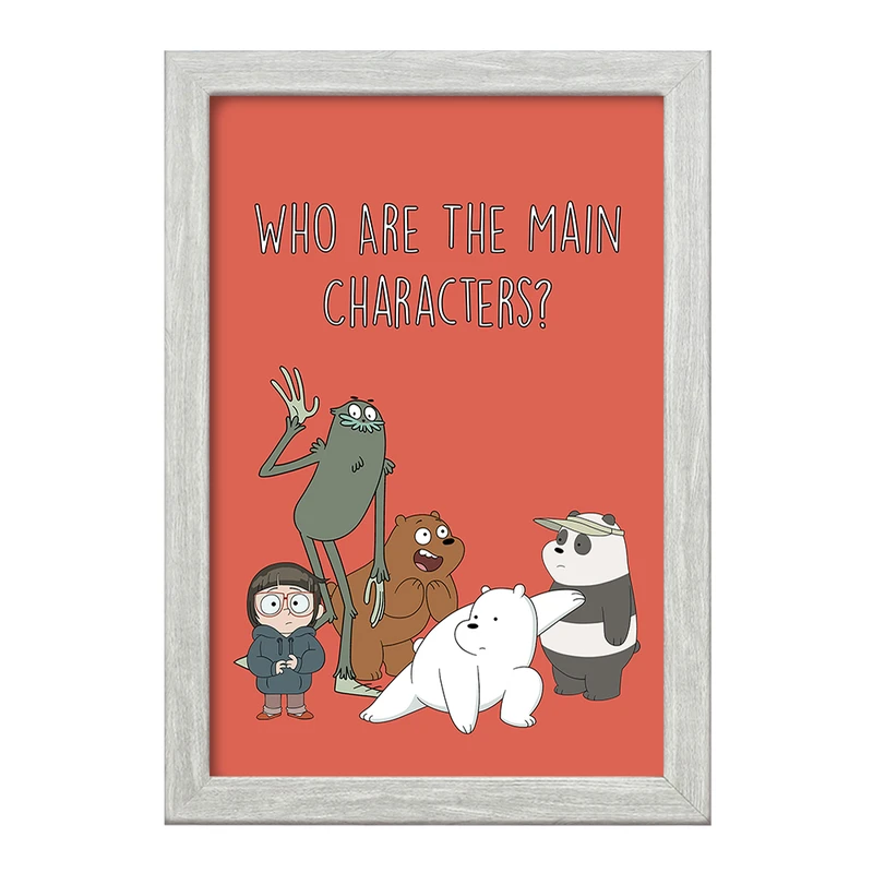 تابلو خندالو طرح انیمیشن سه خرس کله پوک کد 27634