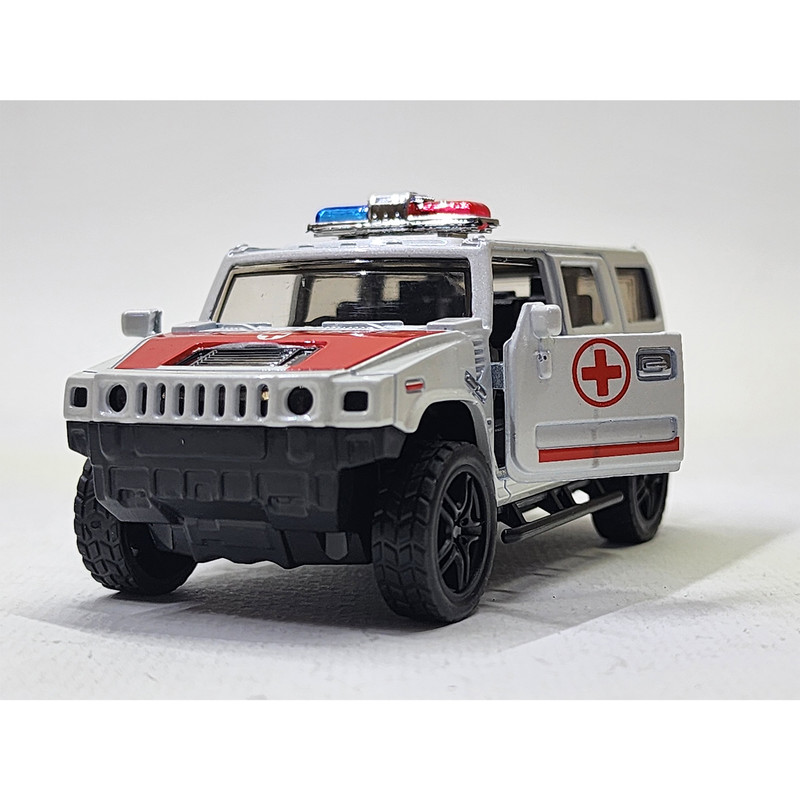 ماشین بازی مدل فلزی هامر آمبولانس