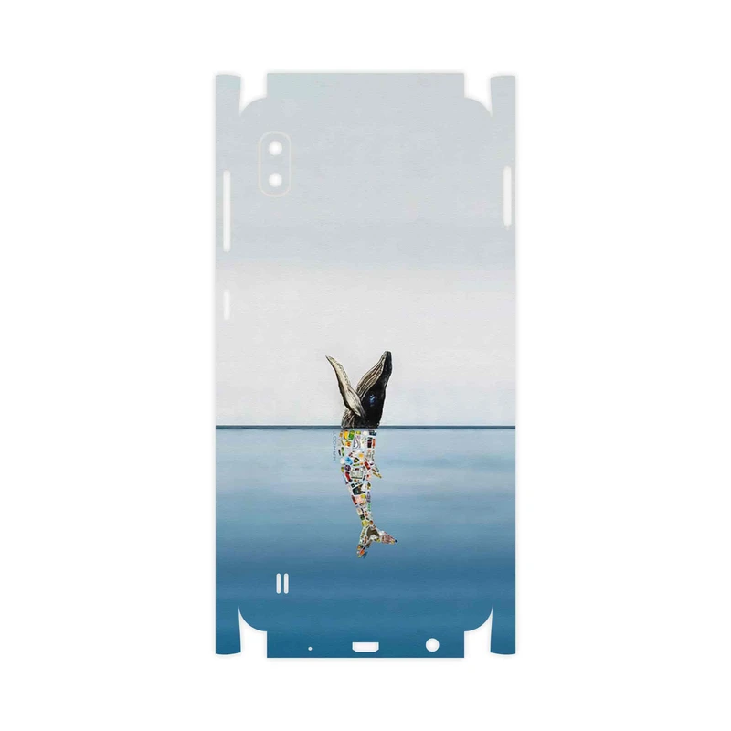برچسب پوششی ماهوت مدل Collage of Sea Trash-FullSkin مناسب برای گوشی موبایل سامسونگ Galaxy A10